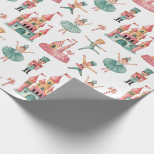 Papier Cadeau Noeud de ballet Noisette Noël