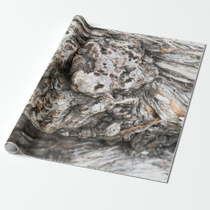 Papier Cadeau Noeud du tronc d'arbre