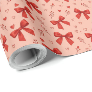Papier Cadeau Nœuds du jour de la fête des mères