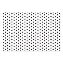Papier cadeau noir blanc broché noir intemporel