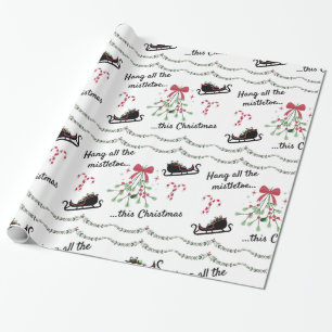 Papier Cadeau Noir Cette Chanson De Noël Wrapper Papier