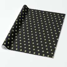 Noir & Gold Star Motif Noël