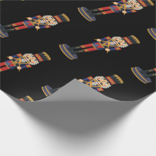 Papier Cadeau Noir Noir Noir Noir Noir Soldat Rouge Noël