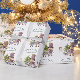 Papier Cadeau Noisette de Noël Plum de sucre Fée et souris King