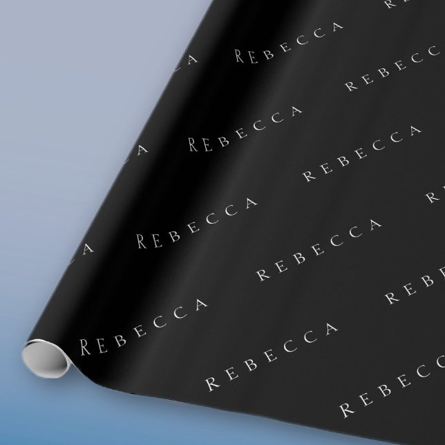 Papier Cadeau Nom classique (ou mot) (Créateur téléchargé)