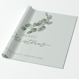 Papier Cadeau Nom de l'entreprise de marque personnalisée Joyeux