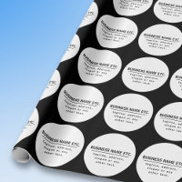 Nom de l'entreprise & Slogan/autre texte | Noir &