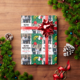 Papier Cadeau Nom personnalisé avec photo - Le Grinch