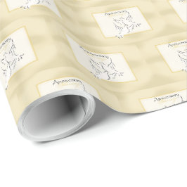 Papier Cadeau Nom personnalisé, Bénédiction pour l'anniversaire 