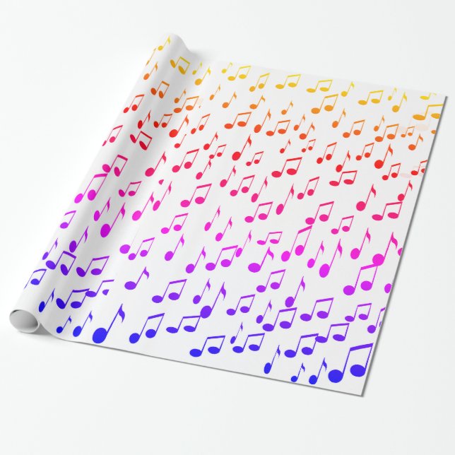Papier Cadeau Notes musicales, Les Beats !_ (Déroulé)