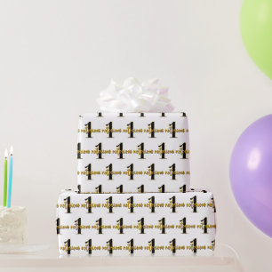Papier Cadeau Notorieux   Hip hop rétro 1er anniversaire