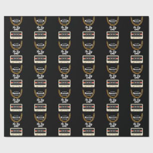 Papier Cadeau Notorious One 1er Anniversaire Noir