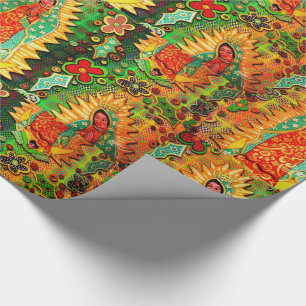 Papier Cadeau Notre Dame de Guadalupe Mexique