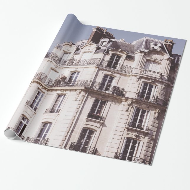 Papier Cadeau Notre Dame et architecture parisienne (Déroulé)