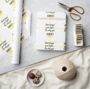 Papier Cadeau N'oubliez pas votre lumière