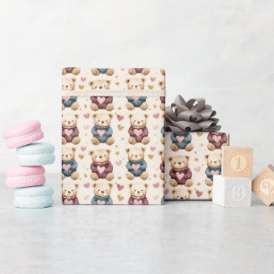 Papier Cadeau Nounours transpirés
