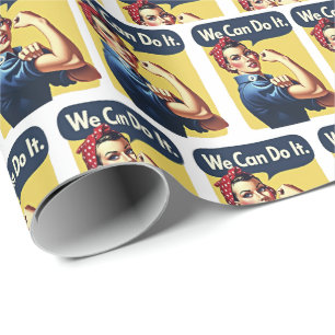 Papier Cadeau Nous Pouvons Le Faire   Feminisme célèbre
