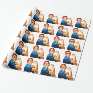 Papier Cadeau Nous pouvons le faire Rosie que les femmes de