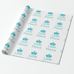 Papier Cadeau Nouveau Prince - un bébé royal !