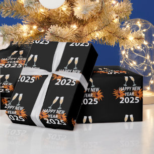 Papier Cadeau Nouvel An 2025 Bonne année