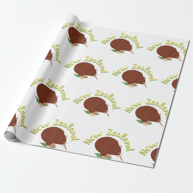 Papier Cadeau Nouvelle-Zélande (Déroulé)