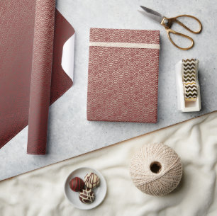 Papier Cadeau Nuages   Cranberry Ombre