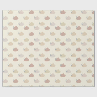 Papier Cadeau Nuages Pastel