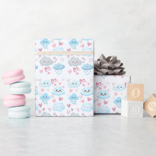 Papier Cadeau Nuagez Rêveurs de Pêche