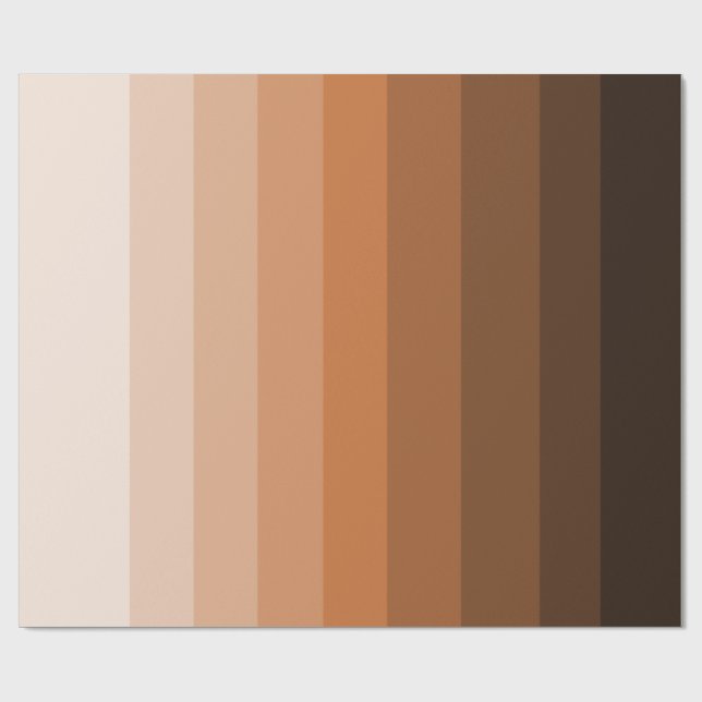 Papier Cadeau Nuances de papier d'enveloppement Brown (Plat)