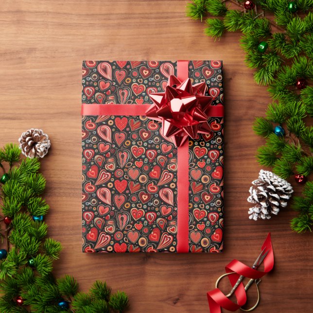 Papier Cadeau Nuit d'amour (Cadeau de vacances)