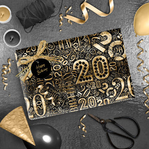 Papier Cadeau Numéro d'anniversaire Nuage de mot Vingt C ID270