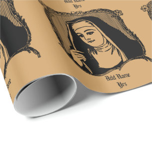 Papier Cadeau NUN Ordination Anniversaire Cadeau Merci personnal