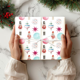 Papier Cadeau Nutcracker Fun Noël coloré