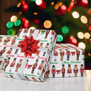 Papier Cadeau Nutcracker Personnaliser Nom Texte Personnalisé No