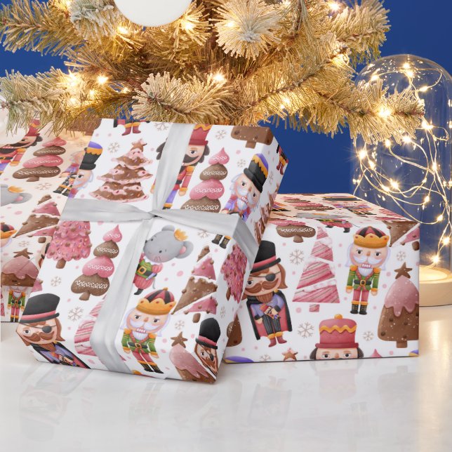Papier Cadeau Nutcrackers de Noël (Vacances)