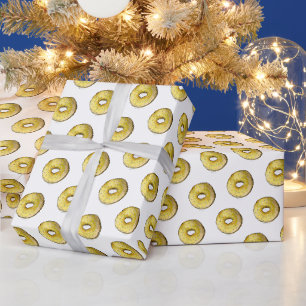 Papier Cadeau NYC Boulangerie juive Sesame Bagel Pain