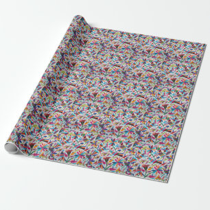 Papier Cadeau Oaxaca Mexique Boho ethnique hispanique maya