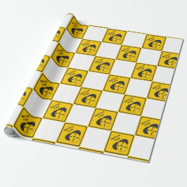 Papier Cadeau Observez pour le clown
