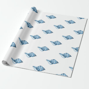 Papier Cadeau Océan côtier nautique de mer de plage de coquille