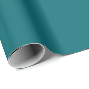 Papier Cadeau Ocean Harbour Blue, Turquoise Jewel Tone Solid Col