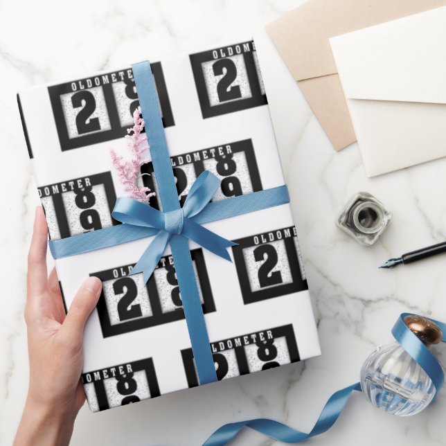 Papier Cadeau Odomètre du 29e anniversaire (Cadeaux)