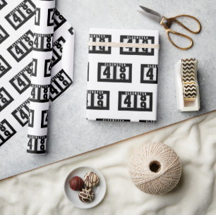 Papier Cadeau Odomètre du 49e anniversaire