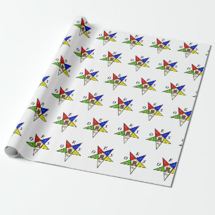 Papier Cadeau OES Etoile Orientale Soeur franc-maçonnerie Masoni
