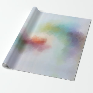 Papier Cadeau Oeuvre Abstraite moderne Design coloré élégant