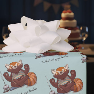 Papier Cadeau Œuvre d'art de remerciement pour le meilleur profe