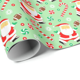 Papier Cadeau Offre de Noël de football
