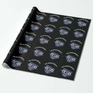 Papier Cadeau Oh Good Brief Funny Sous-vêtements Pun Dark BG