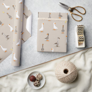 Papier Cadeau Oie domestique