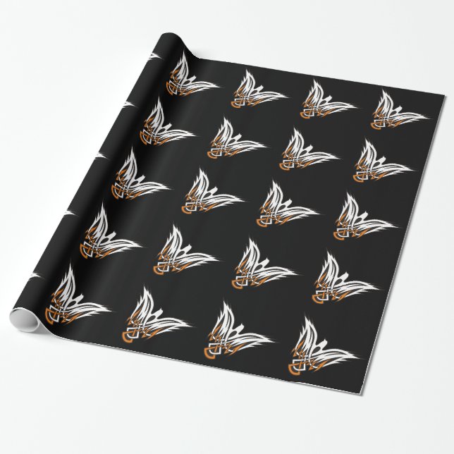 Papier Cadeau Oiseau celtique (Déroulé)