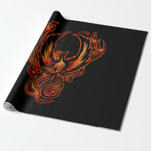 Papier Cadeau Oiseau De Feu